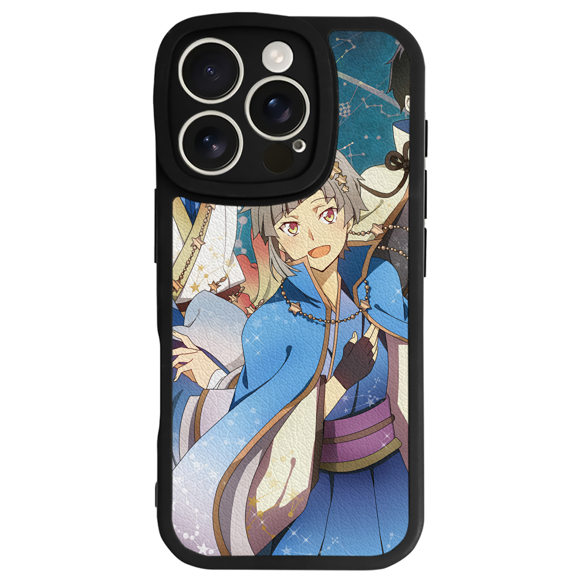（画像用） 文豪ストレイドッグス Bungo Stray Dogs 【iPhone 16シリーズ対応】シリコンスマホケース（レザー調） 材質：シリコン